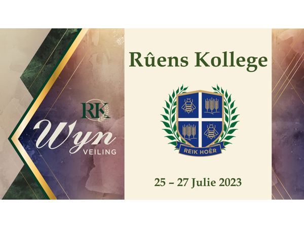RÛENS KOLLEGE AANLYN WYNVEILING 25-27 JULIE 2023